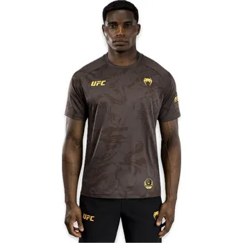 Sportovní oblečení UFC Fusion by Venum Fight Week Men’s Dry-Tech T-Shirt - Earthen Brown Velikost: L
