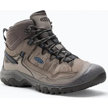 Pánská móda Pánské trekové boty KEEN Targhee IV Mid WP steel grey/coronet blue