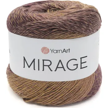 Galanterie YarnArt Příze Mirage 5309 hnědá