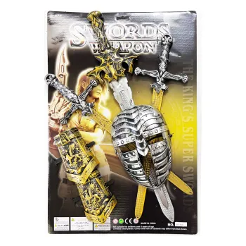 Dětská kuchyňka Dětská sada tří mečů s maskou