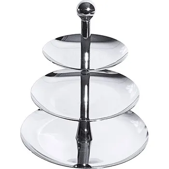 CONTACTO Etažér nerezový na ovoce trojpatrový, průměr 160/220/270 mm | CONTACTO, 59/003