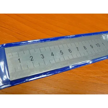 Řezací pravítko Ocelové ploché měřítko 2000mm (2000x40x2,0) INOX , ČSN 251125 , KMITEX KCZ-1026