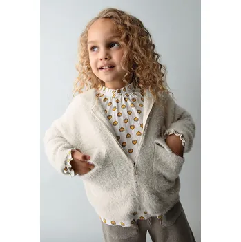 Dívčí svetr Dětský kardigan Mayoral 4316.6C.Mini.9BYA béžová 12X, vel. 104
