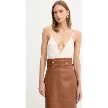 Dámské oblečení Body Elisabetta Franchi BO01461E2 béžová 01X, vel. 38