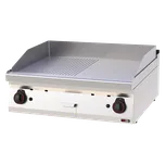 Grilovací deska 80x51 plynová chromovaná kombinovaná bez podestavby | REDFOX - FTHRC 70/08 G