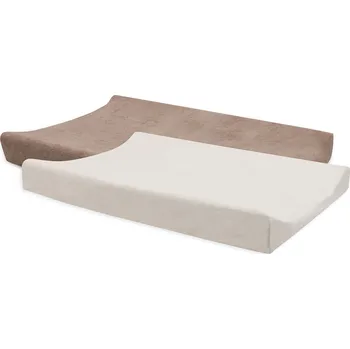 Přebalovací podložka Jollein Potah na přebalovací podložku 50x70cm 2 ks froté Milky Coffee/Ivory