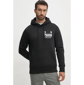 Pánská mikina Mikina Calvin Klein Jeans J30J326880 černá 99X, vel. M