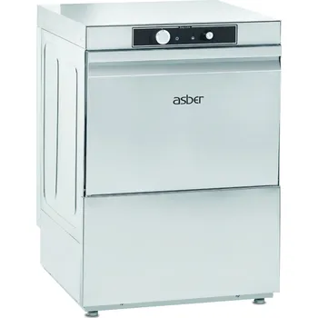 Myčka nádobí asber Myčka na nádobí a sklo s dávkovačem mycího a leštícího prostředku, koš 500x500 mm | ASBER, GE-510-DD