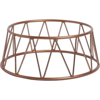 Ventilační potrubí Verlo podstavec kulatý pr. 25 cm, výš. 10 cm, měděný| TOM, V-7503