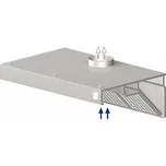 STALGAST Nástěnná digestoř šikmá 4000x600x450 mm | STALGAST, 9820806400