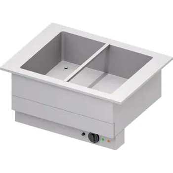 Sporák STALGAST Vodní lázeň jednokomorová 2x GN 1/1, 1,6 kW, 830x620x390 mm | STALGAST, ST321081