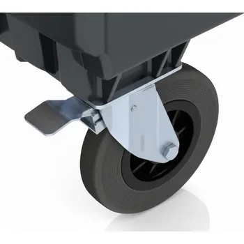 Popelnice Kolečko s brzdou na kontejner 1100l