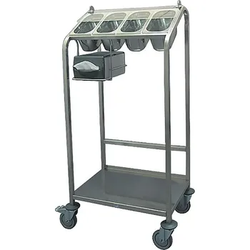 Servírovací stolek ABNER VOZÍK MV-PP 1/53×37 S 1/2 PLEXI CLONOU | ABNER, 11672