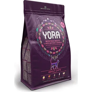 Krmivo pro kočku YORA granule z hmyzu Cat Adult 3,75kg DMT 02/26