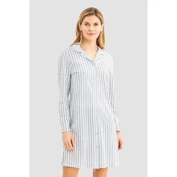 Dámské noční prádlo Rösch Weiß/ Dunkelblau 705508 48