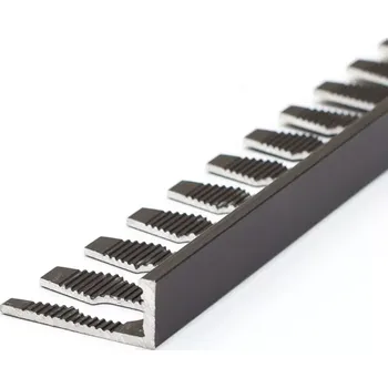 Stavební profil Lišta Havos Flexi tvarovací profil L 8 /2,5m hliník elox bronz tmavý