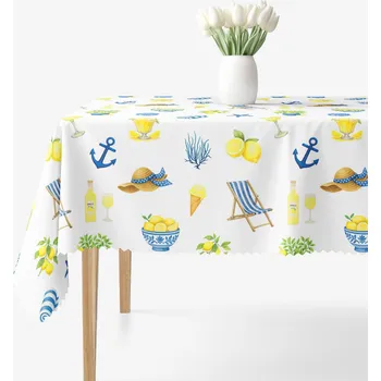 ubrus Hranatý teflonový ubrus - Italské léto 80 x 80 cm