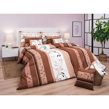 DADKA VRACOV Povlečení bavlna Slezsko nugát 140x240, 70x90 cm