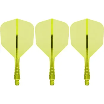 Příslušenství pro šipky Mission Letky Force 90 Vortex - Standard No6 - Short - Neon Yellow F4591