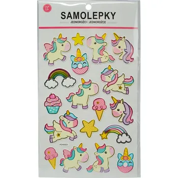 Hračka Samolepky - Baby Jednorožci