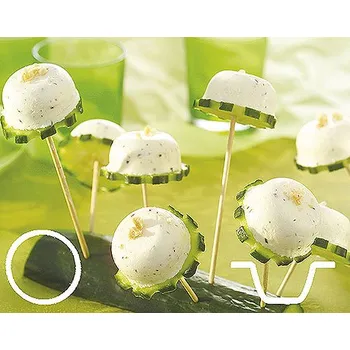 Plech na pečení CONTACTO Silikonová forma GN 1/2, 30x kolo o průměru 36 mm | CONTACTO, 6686/036