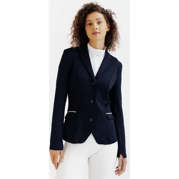 Jezdecké oblečení FOUGANZA Dámské závodní jezdecké sako L MODRÁ