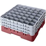 Cambro Koš Camrack 36 pozic, výška sklenice 13,2 cm - Červená| TOM, R-36S434-163
