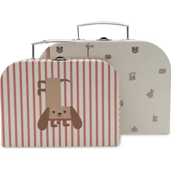 úložný prostor na hračky Jollein Sada kufříků 2 ks Animal Friends