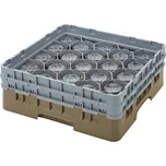 Cambro Koš Camrack 20 pozic, výška sklenice 9 cm - Béžová| TOM, R-20S318-184