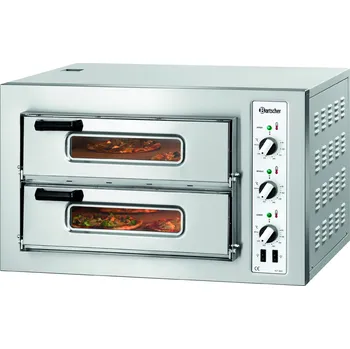 Pec na pizzu BARTSCHER Dvoukomorová pec na pizzu, 8 x pizza 25 cm | BARTSCHER,NT 502