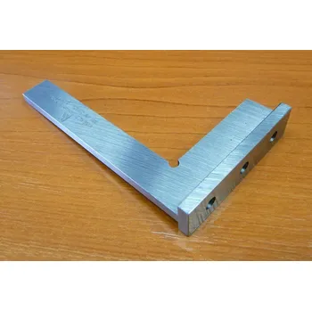 Úhloměr Ocelový přesný příložník 250x160 mm ČSN 255103 , KMITEX KCZ-4054