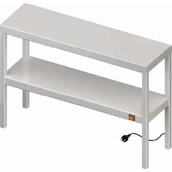Zahradní stůl STALGAST Nástavba s ohřevem na dvoupatrový stůl 1400x300x700 mm | STALGAST, 982223140