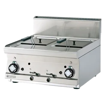 fritéza Fritéza plynová dvojitá 0,75 kW/l, 8+8 l bez podestavby | RM - F2/8T-66G