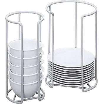 CONTACTO Stojan z laminované oceli na talíře a misky o průměru do 130 mm | CONTACTO, 2516/013