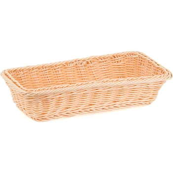 TECHNICA Košík obdélníkový z polyratanu GN 1/3 325x176x65 mm, béžový | TECHNICA, Gold Line