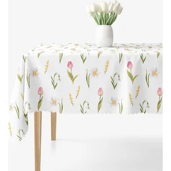 ubrus Hranatý teflonový ubrus - Dotek jara 80 x 80 cm