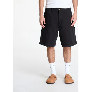 Pánské kraťasy Šortky Carhartt WIP Double Knee Short Black Stone Washed 30