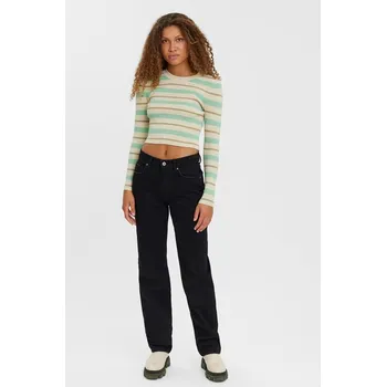 Dámské tričko Vero Moda Creme/ Hellblau 5555933 L