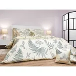 DADKA VRACOV Povlečení satén Kapradí banán 140x240, 70x90 cm