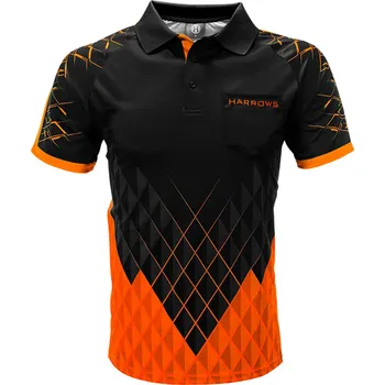 Pánská košile Harrows Košile Paragon - Black & Orange - XL