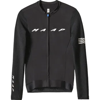 cyklistický dres MAAP Women's Evade Pro Base LS Jersey 2.0 - Black M