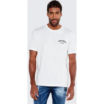 Pánské tričko DSQUARED2 S74GD1477 bílé Velikost: XL