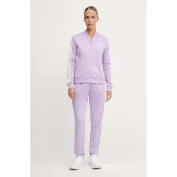 Tepláková souprava adidas Ess 3S JX0511 fialová 04X, vel. M
