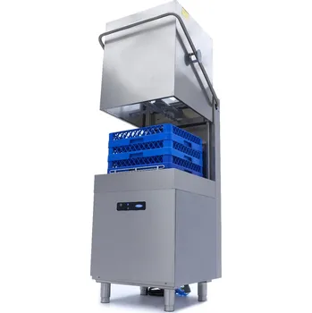 Myčka nádobí Maxima Myčka nádobí s odsavačem par - 50 x 50 cm - s oplachovým a mýdlovým čerpadlem - digitální displej - 400V | Maxima, 09211008