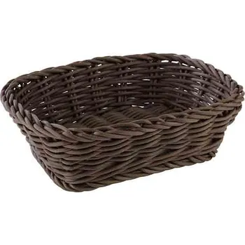 Servírovací stolek APS Košík obdélníkový 190x130 mm, hnědý | APS, Profi Line