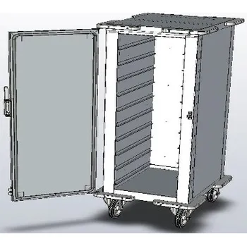 Úklidový vozík ABNER VOZÍK TV 1-20 2×(530×375) | ABNER, 11777