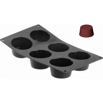 de Buyer Silikonová forma – mufinky 7,2 × 3 cm | D-1962-01| TOM, D-1962-01