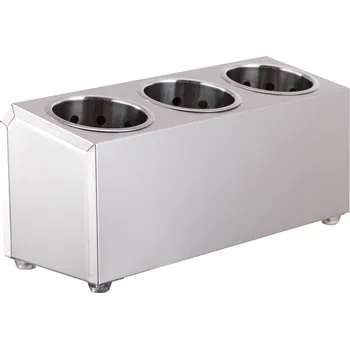 Příbor TECHNICA Nádoba na příbory, 3 nádoby, 385 x 150 x 180 mm | TECHNICA, Silver Line