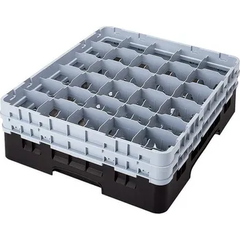 Cambro Koš Camrack 30 pozic, výška sklenice 9 cm - Černá| TOM, R-30S318-110