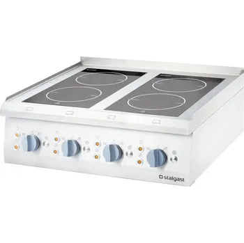 Sporák STALGAST Vestavný keramický sporák - 4 varné desky, 10 kW | STALGAST, Linia 700
